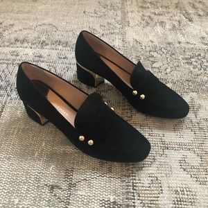 Cole Haan Collection Black Suede Loafers